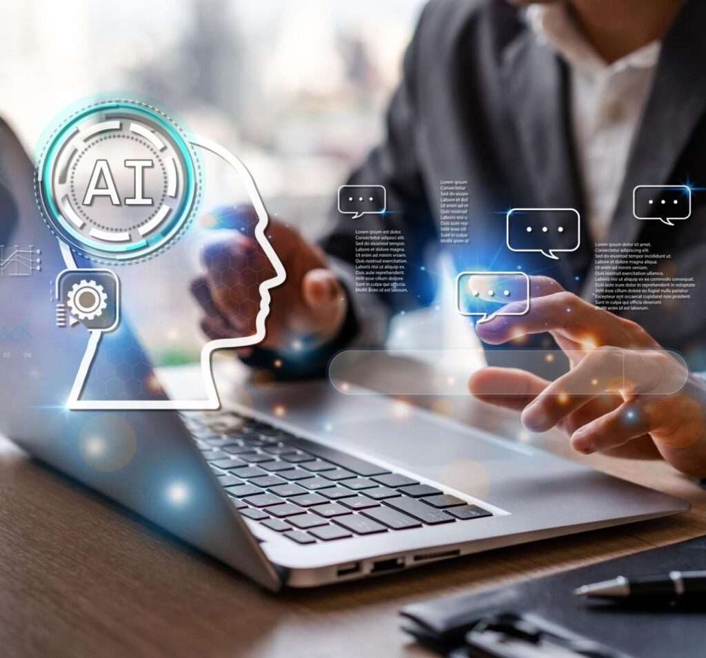 humans working with AI tools in future workplace 2026